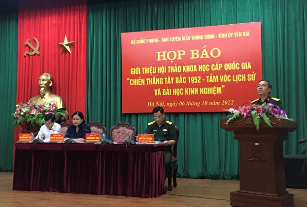 Tổ chức Hội thảo khoa học cấp Quốc gia kỷ niệm 70 năm Chiến thắng Tây Bắc