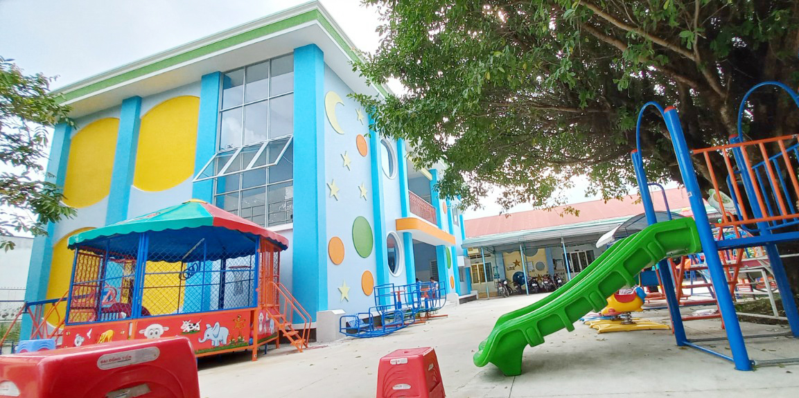 Long An Xây dựng trường mầm non lấy trẻ làm trung tâm