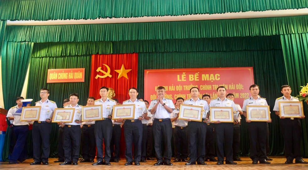Bế mạc Hội thi Hải đội trưởng, chính trị viên hải đội năm 2022