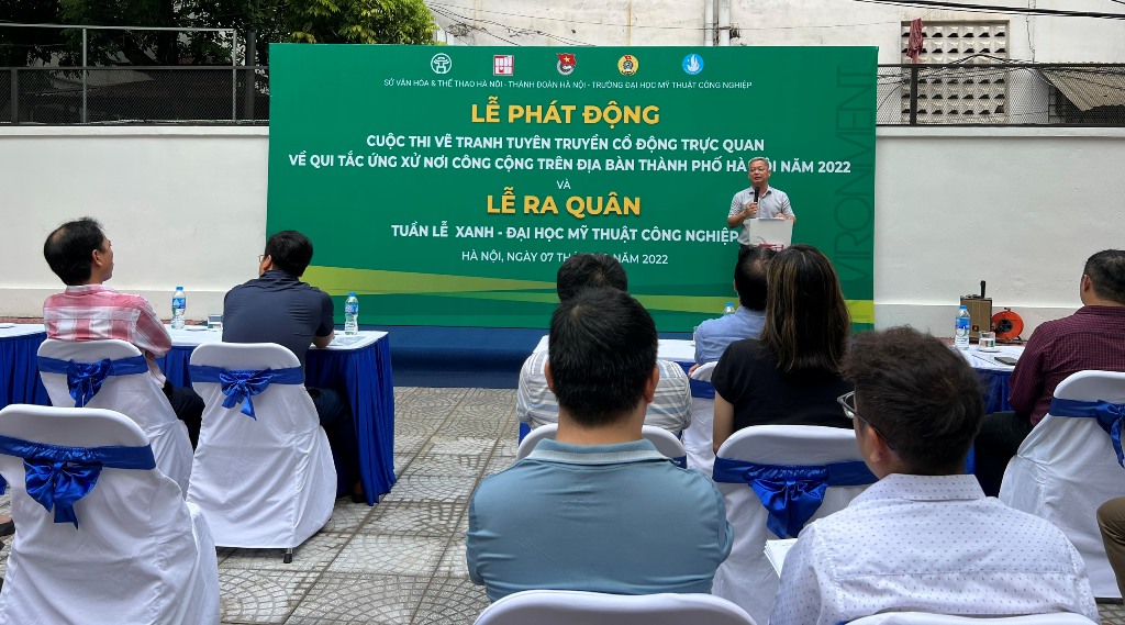 Phát động cuộc thi vẽ tranh cổ động về Quy tắc ứng xử nơi công cộng