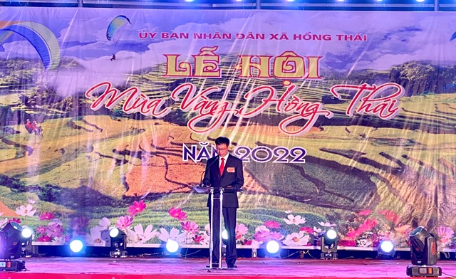 Khai mạc Lễ hội Mùa vàng Hồng Thái năm 2022