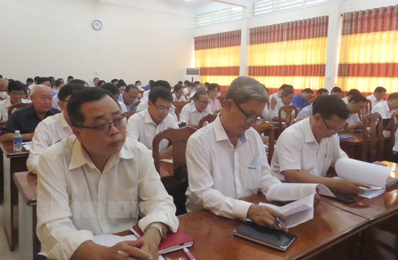 Tập trung đánh giá, rà soát tình hình, kết quả thực hiện các chỉ tiêu, nhiệm vụ theo nghị quyết