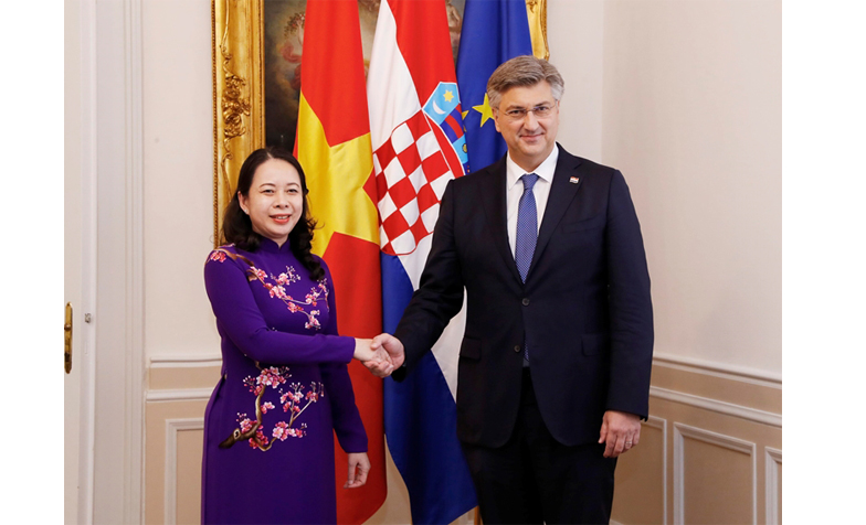 Đưa kim ngạch thương mại Việt Nam - Croatia đạt 200 triệu USD vào năm 2025