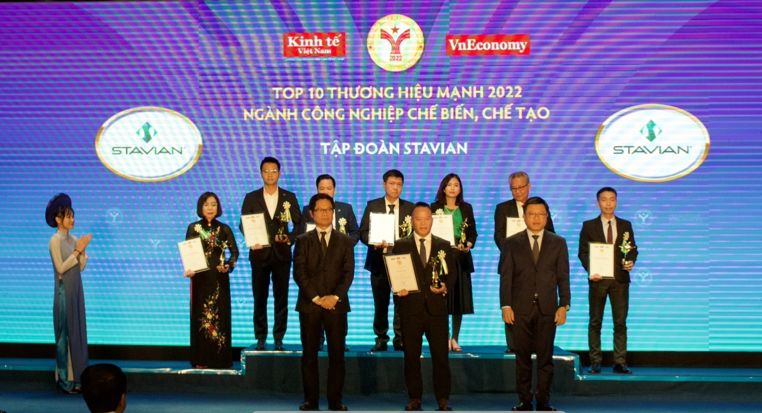 Stavian nằm trong TOP 10 Thương hiệu mạnh ngành công nghiệp chế biến - chế tạo Việt Nam