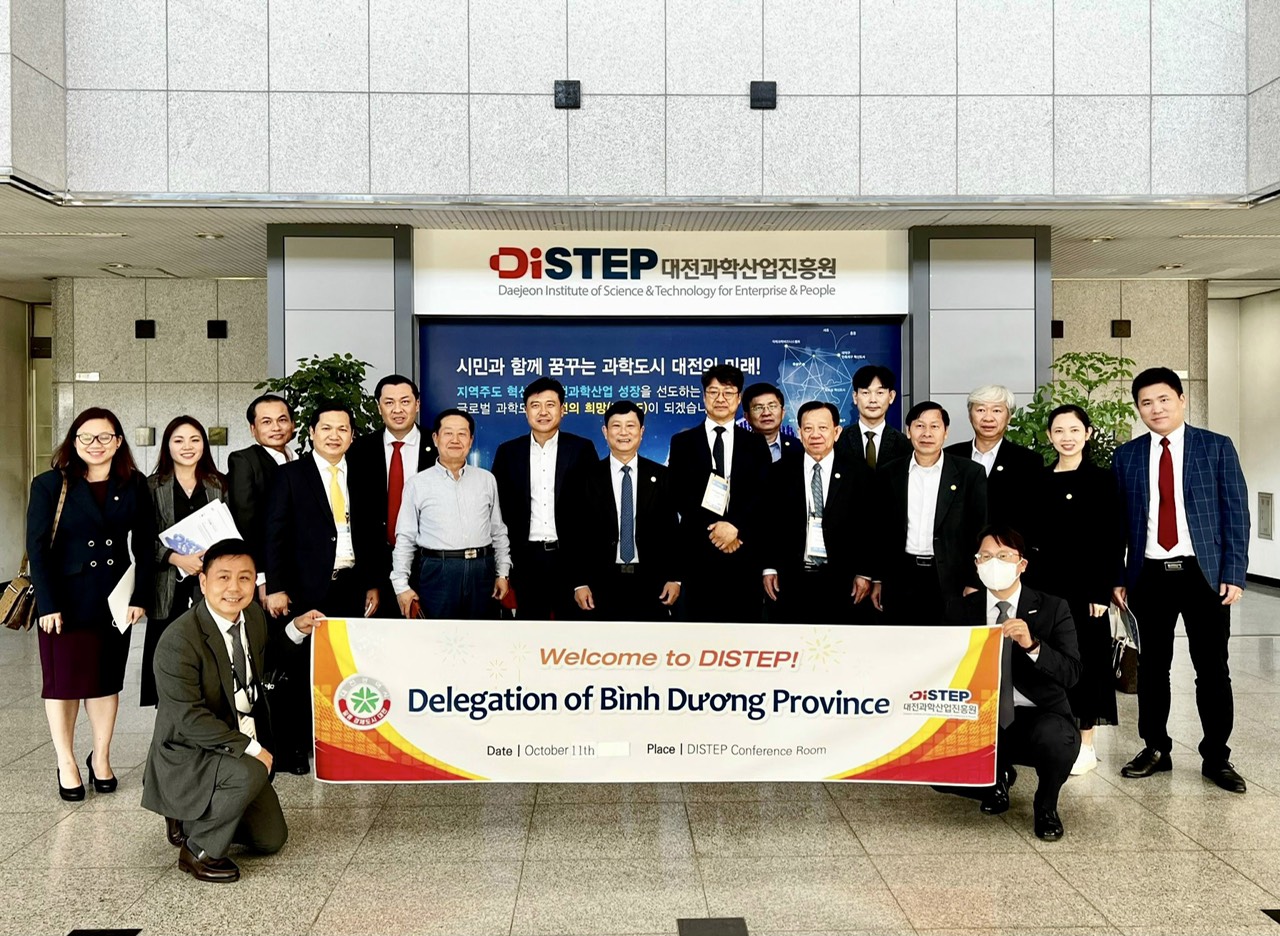 Bình Dương học hỏi kinh nghiệm về thành phố thông minh tại Hàn Quốc