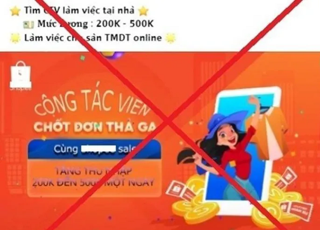 Làm cộng tác viên online bị lừa hơn 3 tỷ đồng