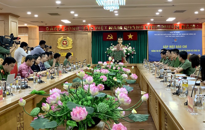 300 đại biểu chính thức dự Đại hội đại biểu Đoàn TNCS Hồ Chí Minh Bộ Công an lần thứ XXII