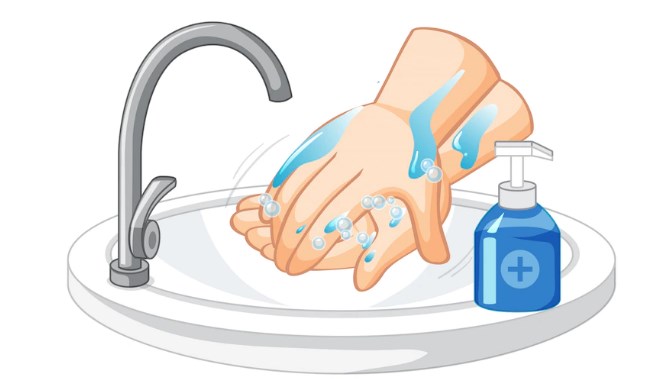 Rửa tay bằng xà phòng đúng cách để phòng bệnh, dịch