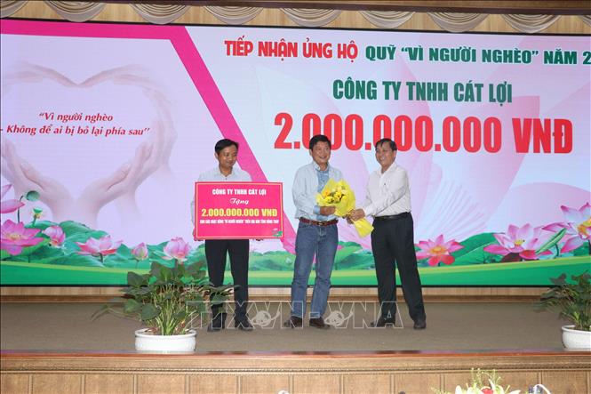 Đồng Tháp phát động tháng cao điểm “ Vì người nghèo năm 2022