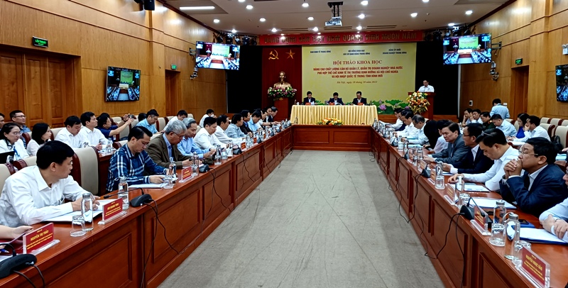 Cần tiếp tục nâng cao năng lực của cán bộ quản lý doanh nghiệp nhà nước