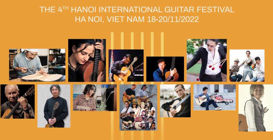 Nghệ sĩ 6 quốc gia giao lưu guitar quốc tế Hà Nội lần thứ 4