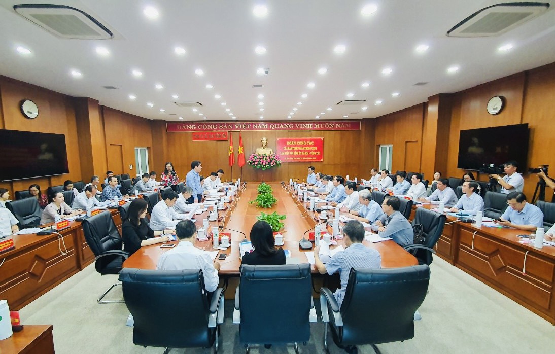 Đoàn công tác Ban Tuyên giáo Trung ương làm việc với các tỉnh phía Nam