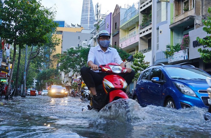 Triều cường ở TP Hồ Chí Minh có thể đạt 1,75 m