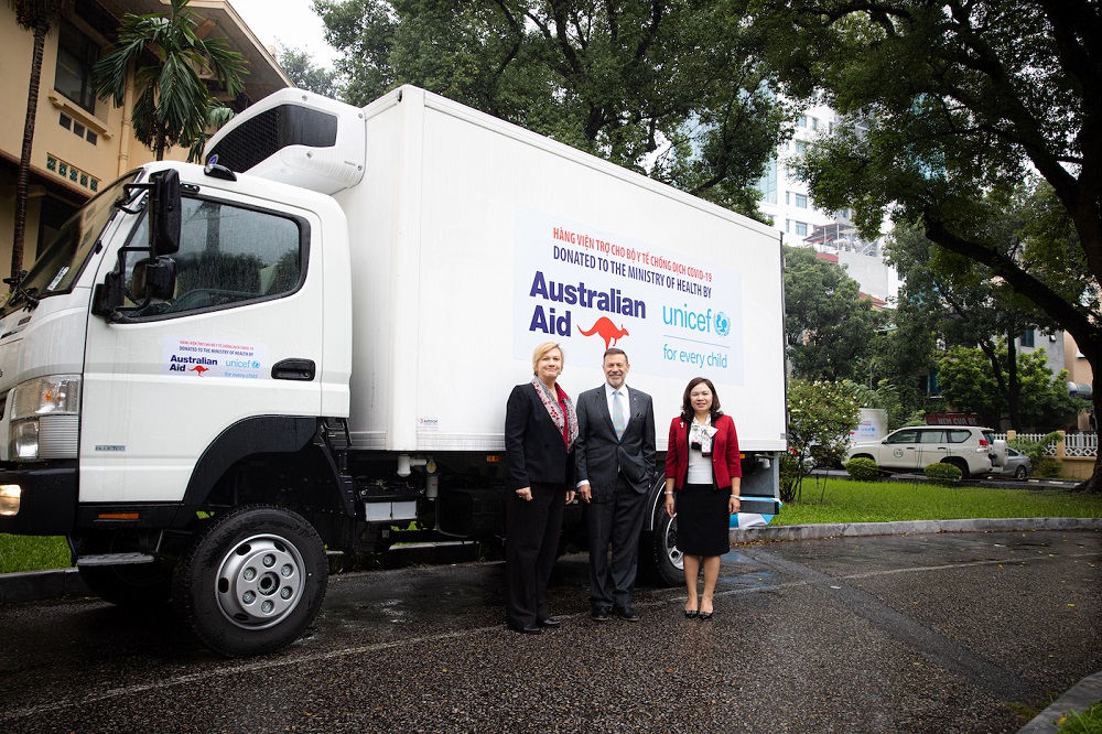 Australia và UNICEF tiếp tục hỗ trợ Việt Nam phòng chống COVID-19