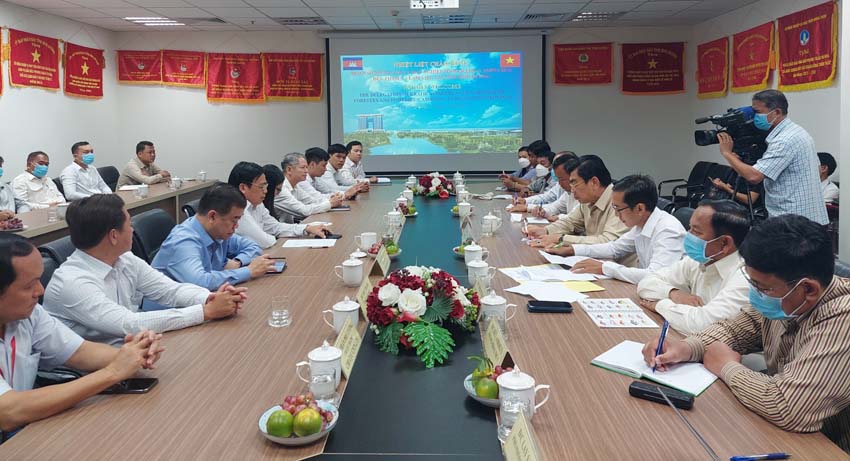 Bình Dương và Kratie Campuchia trao đổi kinh nghiệm về lĩnh vực nông nghiệp