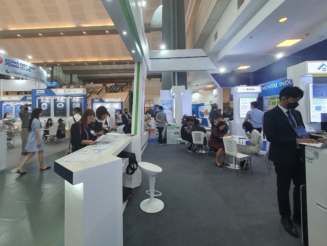 Khai mạc Hội chợ triển lãm quốc tế công nghệ năng lượng - môi trường Hà Nội 2022