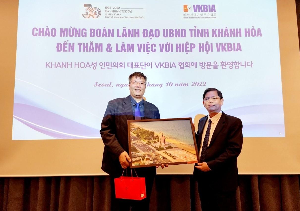 Thúc đẩy hợp tác, đầu tư giữa tỉnh Khánh Hòa và Hàn Quốc