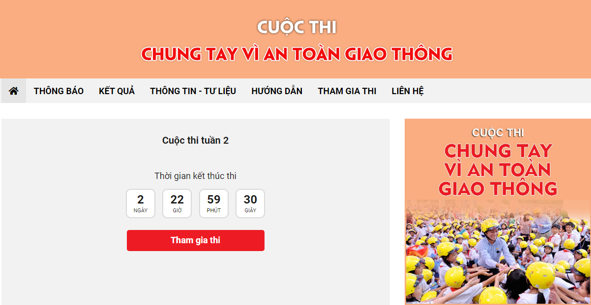 TP Hồ Chí Minh đang dẫn đầu Cuộc thi “Chung tay vì an toàn giao thông” tuần 2