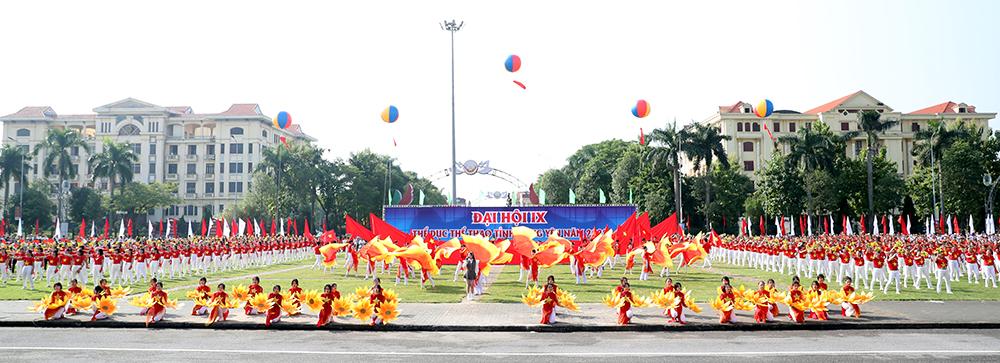 Khai mạc Đại hội Thể dục thể thao tỉnh Hưng Yên lần thứ IX