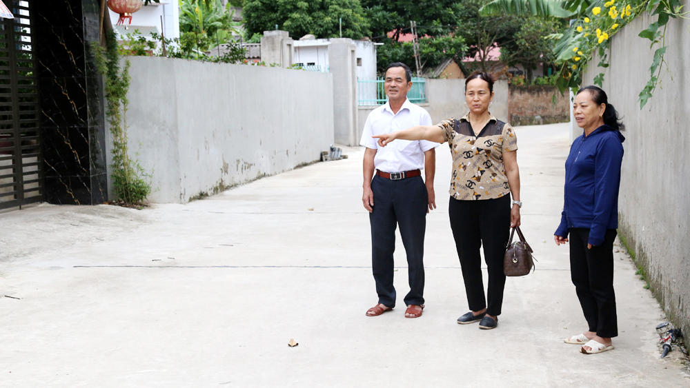 Bà Trần Thị Xuân - Bí thư Chi bộ dân vận khéo