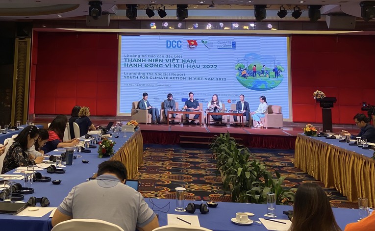 Công bố Báo cáo đặc biệt thanh niên Việt Nam hành động vì khí hậu năm 2022