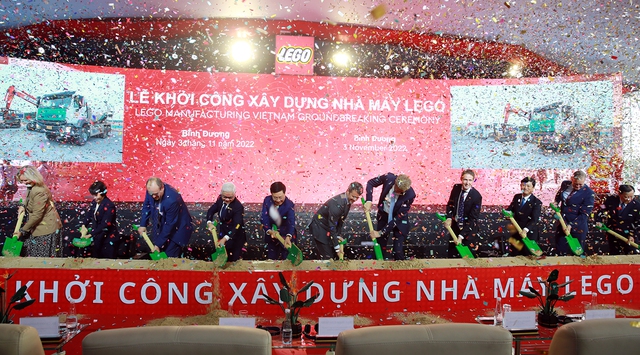 Tập đoàn LEGO khởi công nhà máy 1,3 tỷ USD tại Bình Dương