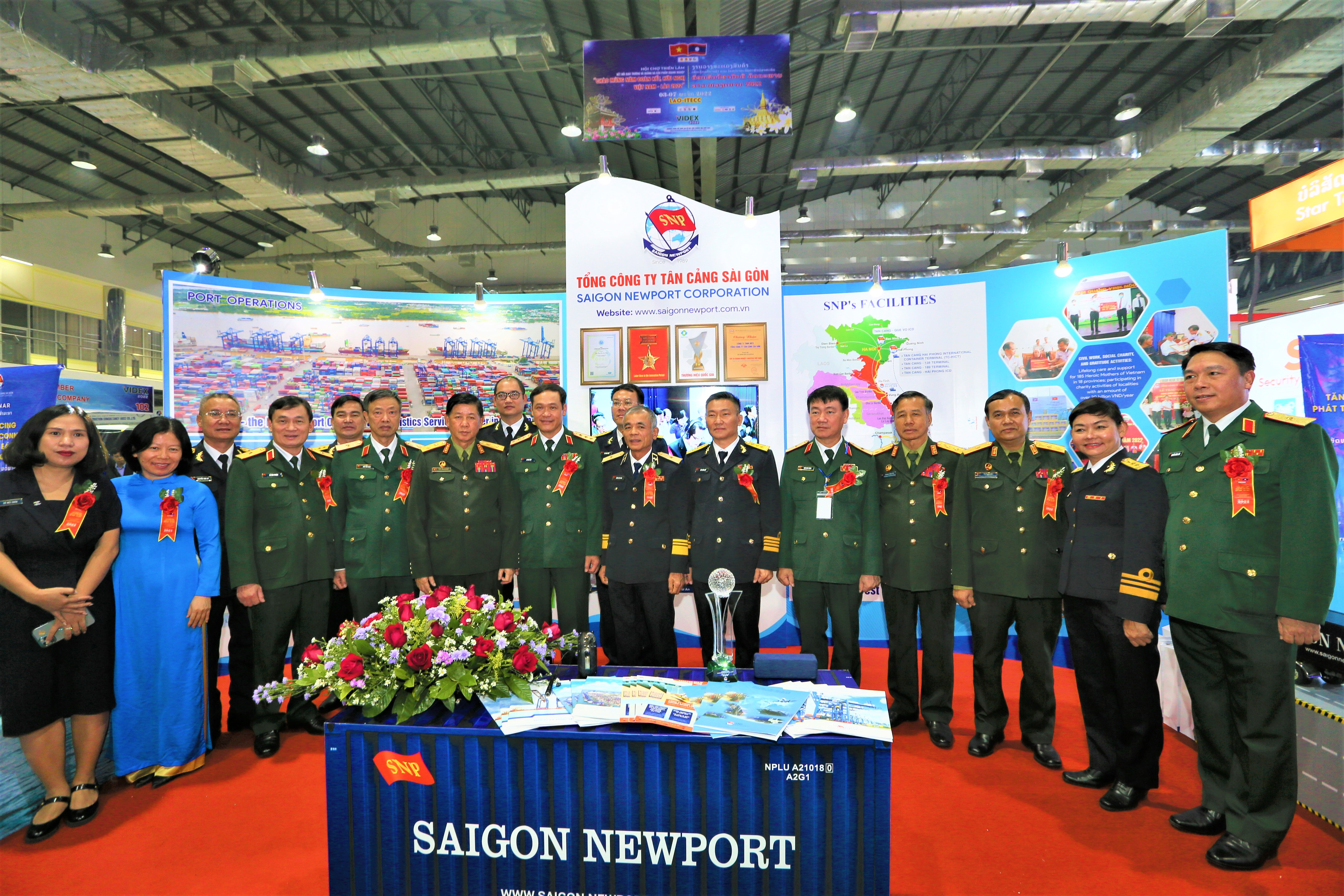 Tân Cảng Sài Gòn đồng hành cùng chuỗi sự kiện chào mừng năm đoàn kết, hữu nghị Việt – Lào tại Viêng Chăn