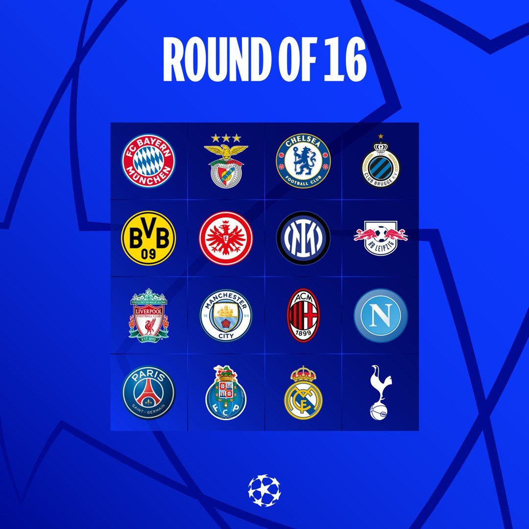 Xác định 16 đội vượt qua vòng bảng Champions League 2022 23