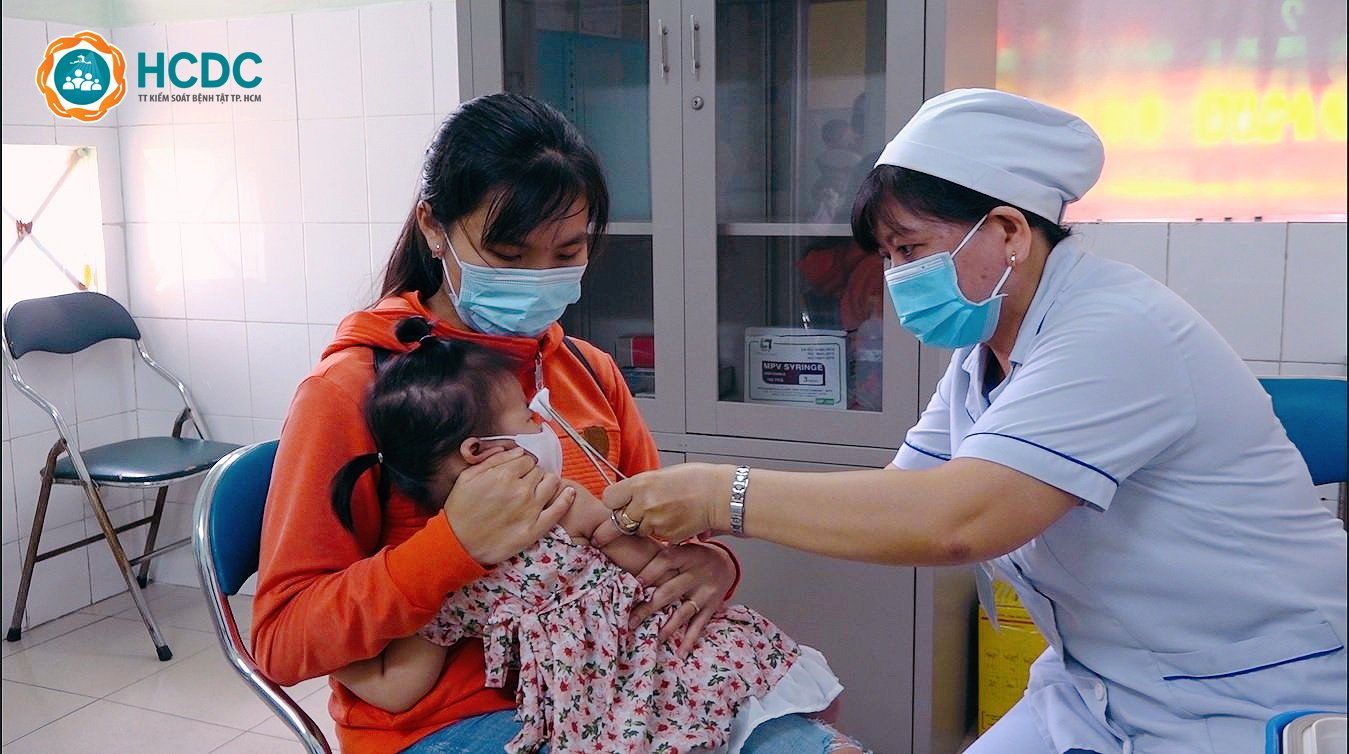 Tỷ lệ tiêm vaccine trong Chương trình tiêm chủng mở rộng ở TP Hồ Chí Minh mới đạt 76