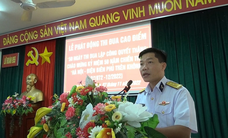 Lữ đoàn 955 tổ chức phát động đợt thi đua cao điểm