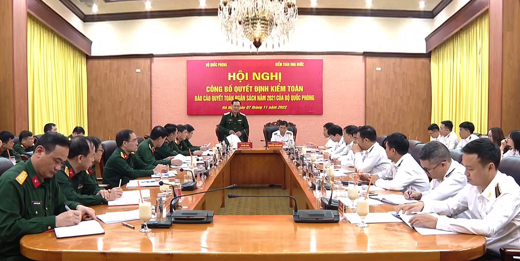 Kiểm toán Báo cáo quyết toán ngân sách năm 2021 của Bộ Quốc phòng