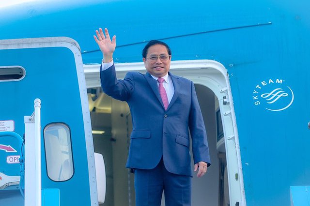 Thủ tướng Phạm Minh Chính lên đường thăm chính thức Campuchia, dự Hội nghị cấp cao ASEAN