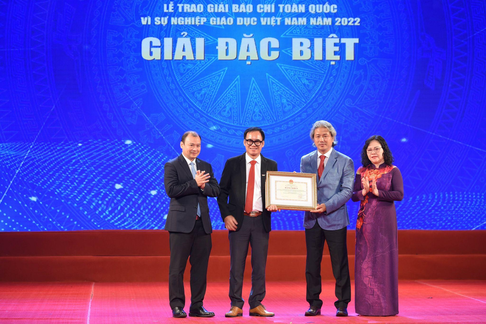 53 tác phẩm đoạt Giải báo chí toàn quốc “Vì sự nghiệp Giáo dục Việt Nam”