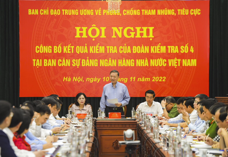 Công bố kết quả kiểm tra tại Ban Cán sự Đảng Ngân hàng Nhà nước