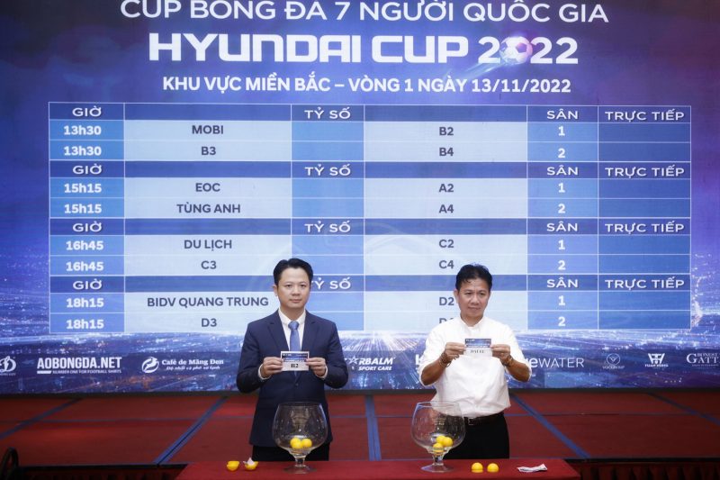 Khởi tranh Cúp bóng đá 7 người Quốc gia Hyundai Cup năm 2022