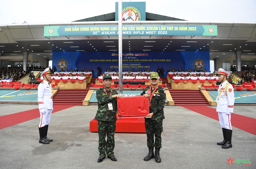 Việt Nam xếp thứ Nhất toàn đoàn Giải Bắn súng quân dụng Lục quân các nước ASEAN