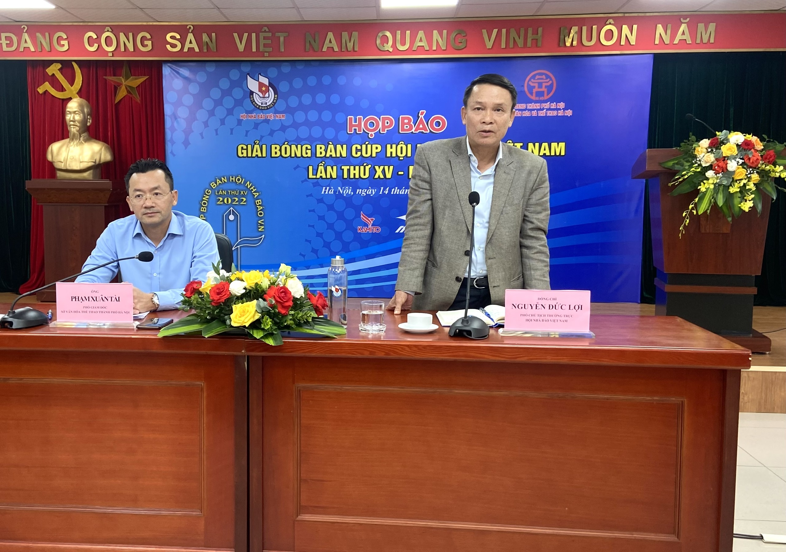 43 đơn vị tham gia Giải Bóng bàn Cúp Hội Nhà báo Việt Nam lần thứ XV – 2022