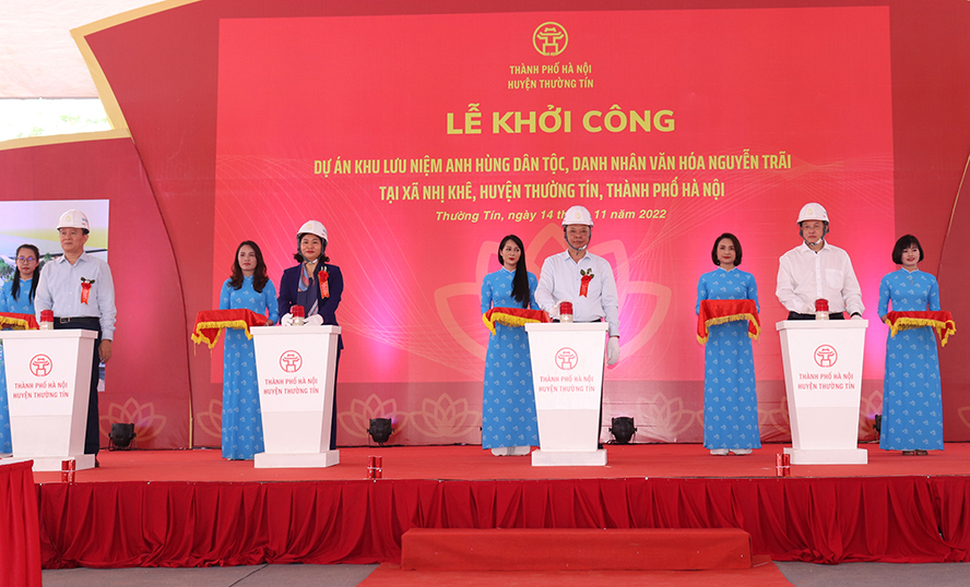 Khởi công dự án Khu lưu niệm Anh hùng dân tộc, Danh nhân văn hóa thế giới Nguyễn Trãi
