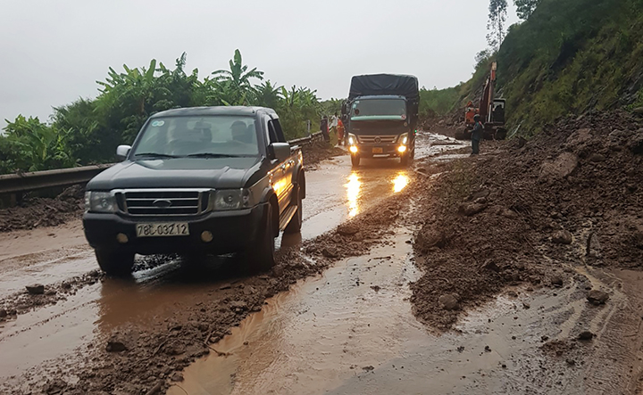 Mưa lớn gây một số thiệt hại tại tỉnh Phú Yên