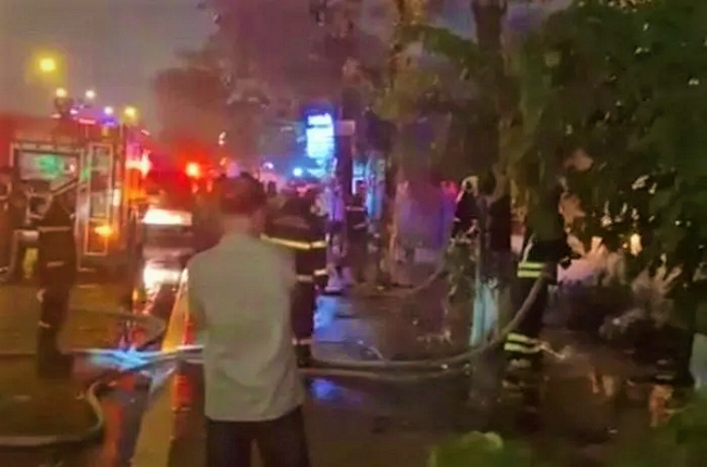 Hà Nội Bác bỏ thông tin cháy lớn trên đường Giải Phóng