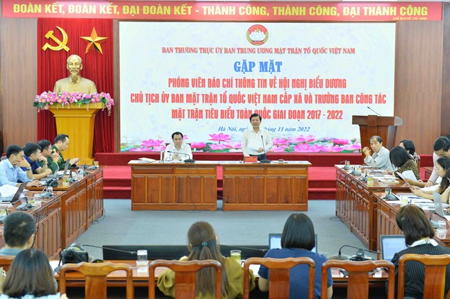 Sẽ biểu dương 299 Chủ tịch Ủy ban MTTQ Việt Nam cấp xã
