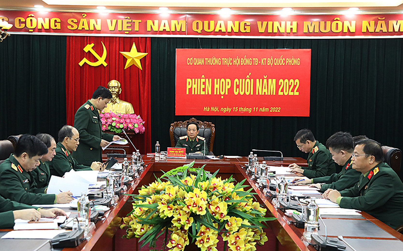Phiên cuối năm của Cơ quan Thường trực Hội đồng Thi đua - Khen thưởng Bộ Quốc phòng