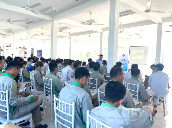 Tuyên truyền chính sách BHXH, BHYT tại Công ty cổ phần giấy An Hòa