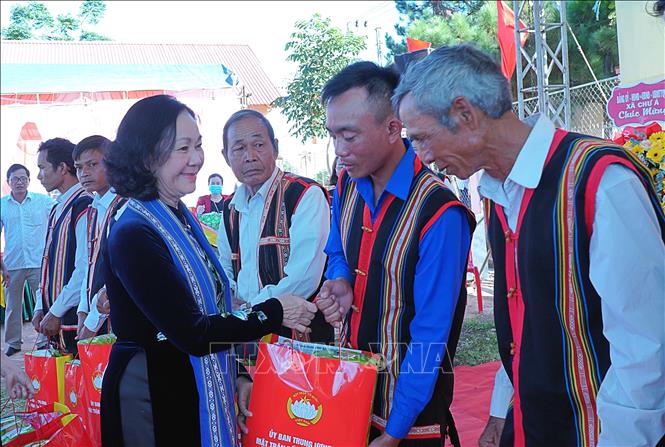 Trưởng Ban Tổ chức Trung ương dự Ngày hội Đại đoàn kết toàn dân tộc tại Gia Lai