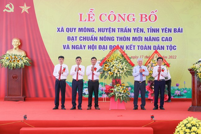 Nhân lên niềm tự hào của Đảng bộ, chính quyền, nhân dân các dân tộc xã Quy Mông