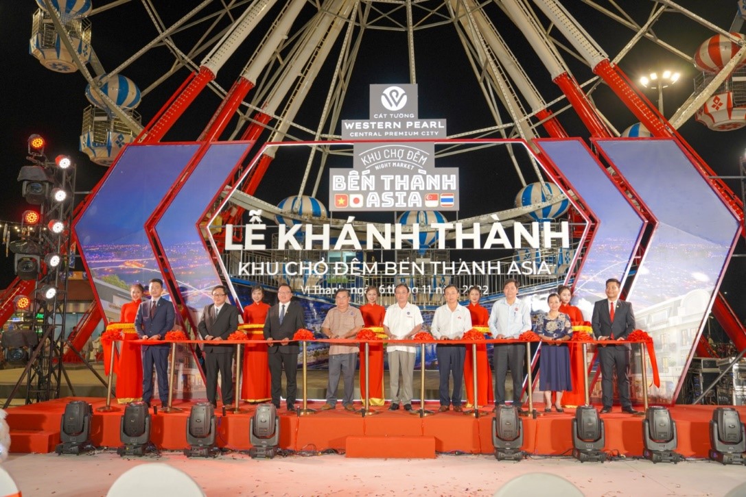 Khánh thành khu chợ đêm Bến Thành Asia tại Vị Thanh, Hậu Giang