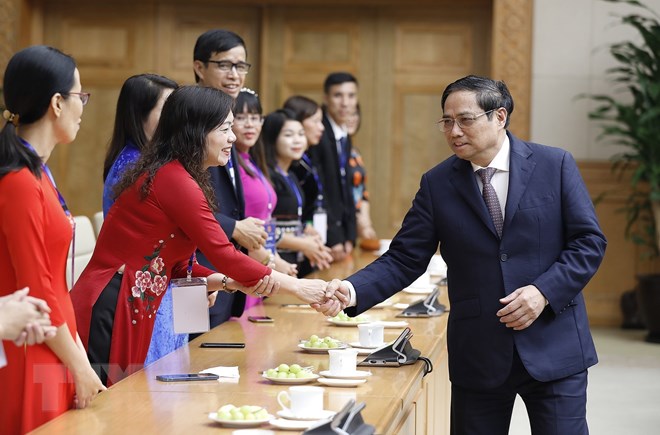 Thủ tướng Chính phủ Phạm Minh Chính Thầy cô giáo là trái tim của hệ thống giáo dục