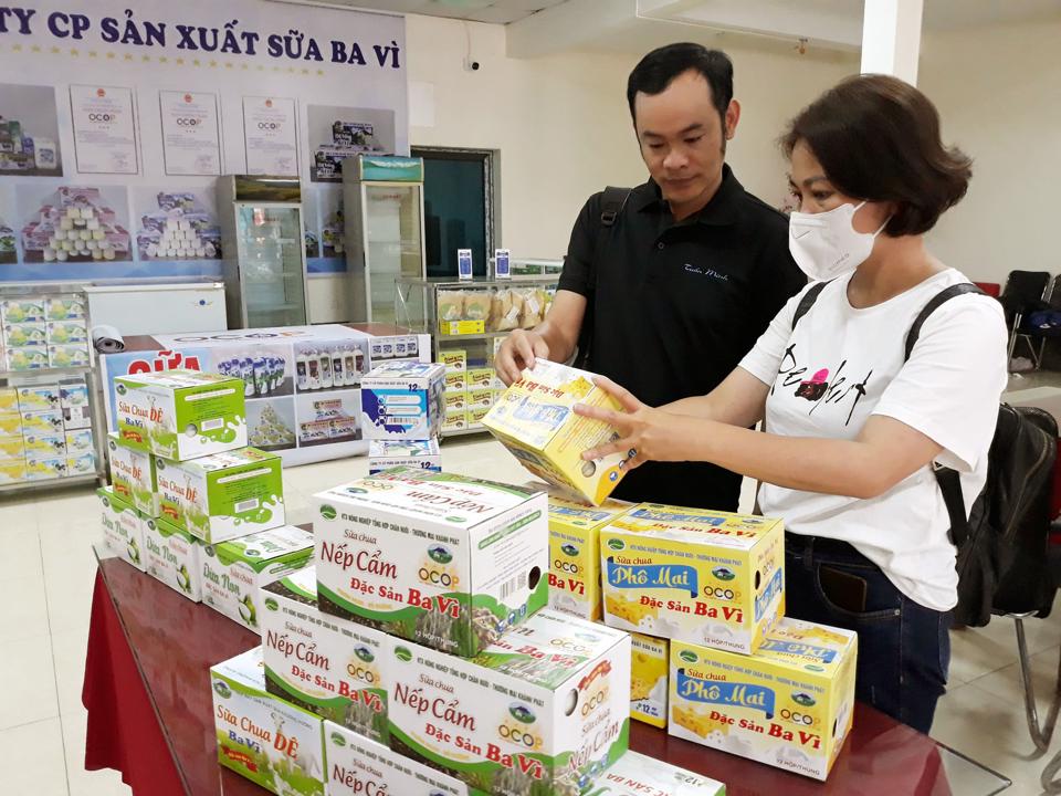 Hà Nội mở thêm điểm bán sản phẩm OCOP tại huyện Ba Vì