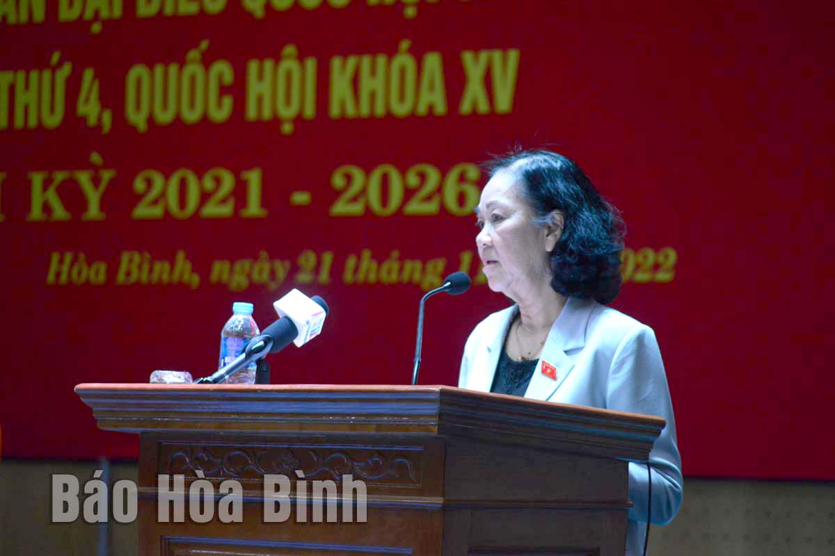 Cử tri Hòa Bình kiến nghị giải quyết chính sách cho đối tượng đặc thù