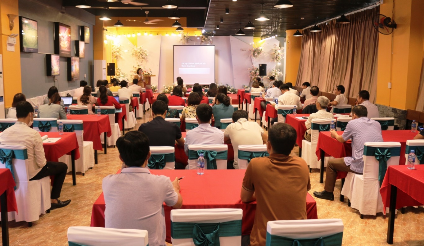 Sơn La Tập huấn phòng chống tác hại của thuốc lá cho cán bộ, giáo viên trên địa bàn huyện Mộc Châu